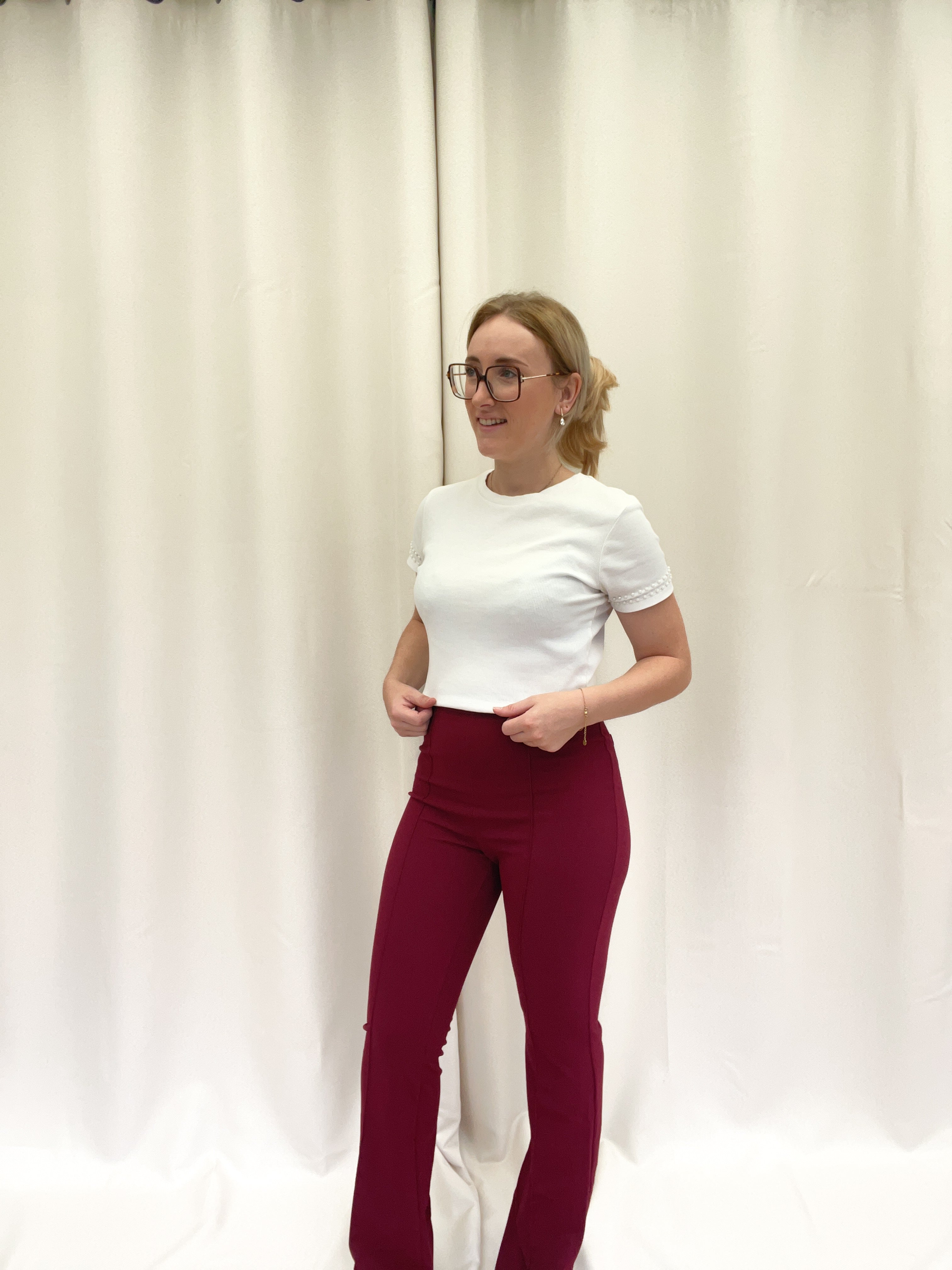 Burgundy Trouser
